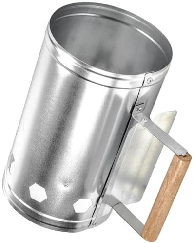 BESPORTBLE Bruciatore Carbonella con Accenditore per Barbecue Portatile con per Grigliate all Accensione del per BBQ