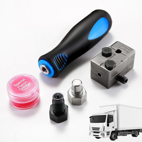 Mineup Outils D'évasement De Tuyaux De Freins, Ø4,75 Mm Kit Réparation Tuyau De Frein, Évaseurs Universels pour Conduites De Frein, Idéal pour Les Systèmes De Freinage Hydrauliques De Voiture