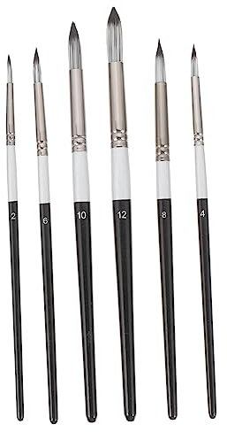 Angoily 6 Stücke Aquarell Pinsel Set Student Künstler Zubehör Bequem Zu