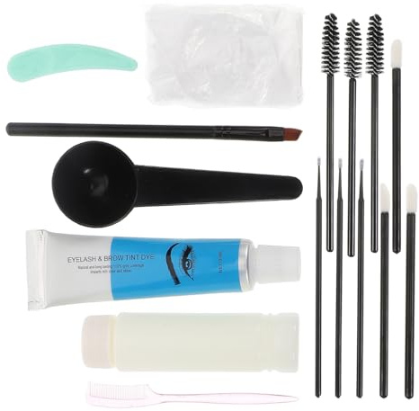 EXQUIMEUBLE 1ensemble Kit De Gel Pour Sourcils Complet Pour Coloration Des Sourcils Foncé Pour Look Naturel Et