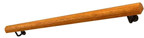 LDTTYRC Kit corrimano per Scale, ringhiera in Legno massello per gradini Interni ed Esterni, ringhiere per Scale, Kit Completo per casa Contro Il Muro, per Interni, soppalco, 30 cm/12 Pollici