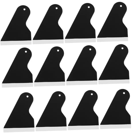 Gatuida 25pcs Screen Protector Installation Squeegee Tool with Felt Edge for Phone Film Bubble Removal and Smooth Application, Phone Screen Protector Accessory for Precise Film Sticking