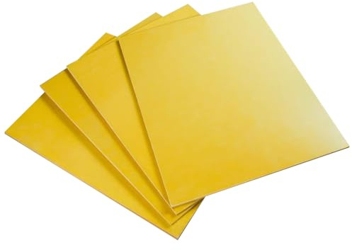 Epoxiisoleringsskiva - 10 cm x 20 cm, hållbar elektrisk isolering for industriellt bruk, glasfiberharts av kvalitet 3240(1.5mm 4pcs)
