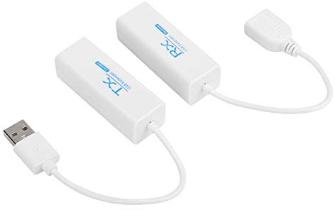 BONKZEBU Cable de Extensión Ethernet RJ45, Adaptador de Cable de Red para Equipos USB, Transmisión de Señales de hasta 200M, Adecuado para Uso en Oficina