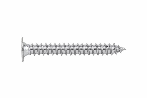 INDEX Fixing Systems CP Z - Pack de 500 tornillos rosca chapa con cabeza extraplana y huella Phillips (cincados, 4,2 x 13 mm)