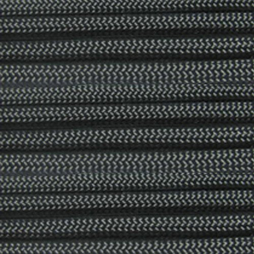 West Coast Paracord | Typ III Paracord mit 7 Strängen aus Nylon, Zugfestigkeit, 4 mm Durchmesser, 300 m Lange Stränge, Anthrazitgrau