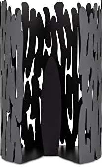 Alessi BM04 B Barkroll Küchenrollenhalter - Stahl, epoxidharzlackiert, schwarz., 15,50 x 15,50 x 24,00 cm