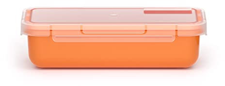 Valira Porta alimentos - Contenedor hermético de 0,5 L hecho en España, color naranja