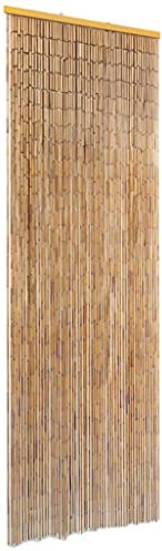 INLIFE Insektenschutz Türvorhang Bambus 56 x 185 cm
