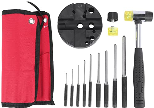 Qeunrtiy Roll Pin Punch Set , pistola per fucinatura per rimuovere strumenti di riparazione, driver per blocco bancario e