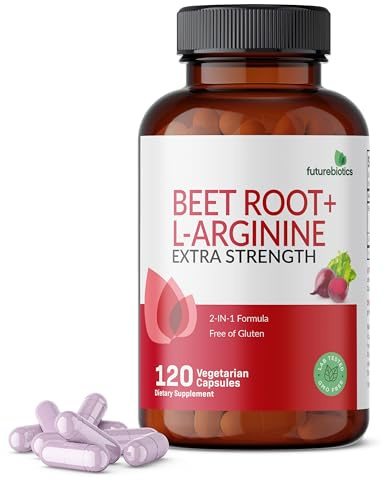 Futurebiotics Beet Root + L-Arginine, Non-GMO, 120 Vegetarian Capsules