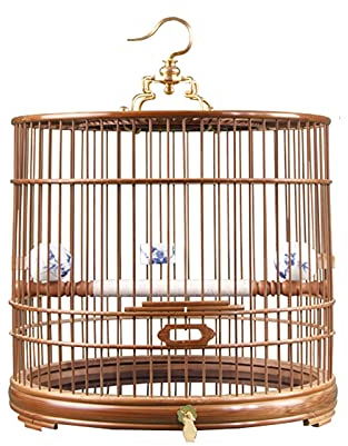 SUNESA Vogelvoliere vogelkäfige Käfig Retro Stickerei Boutique Schublade Neue Runde Käfig Vogel Käfigabdeckung Vogel Käfig Vogel Reisen Vogelhaus