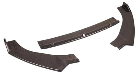 Frontspoiler Frontstoßstangensplitter Lippendiffusor Bodykit Spoilerschutz Für Golf 7 7.5 MK7 MK7.5 Für GTI Für GTD R Für Line 2012–2020 Spoiler(Kohlefaser-Optik)