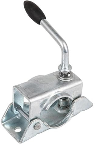 Wagenheberklemme - Klemmhalter Anhänger Für Anhänger Rad Und Anhängerstützen Anhängerradhalterung Für 48mm Durchmesser, Anhängerwagenheber Universalrohrschelle, Klemmclip, RV Führungsradzubehör