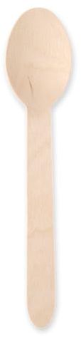 FRANZ MENSCH 1000 Stück NATUREStar Löffel | Holz, FSC® 100%, natur, L: 16cm, Karton, Einwegbesteck, Holzlöffel, Holzbesteck, Einmalbesteck, Party Besteck, Einmallöffel