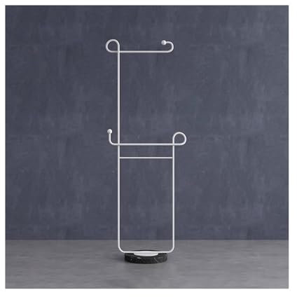 Porte-serviettes sur pied Porte-serviettes de salle de bain sur pied, cintre for vêtements de chambre à coucher, porte-manteau Simple d'intérieur, salon, porche, porte-vêtements d'angle Porte-Serviett