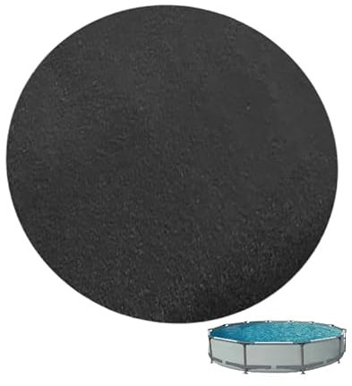 Pool Underlay Round 460 cm Diameter, Above Ground Pool Mat, Ground Sheet for Pools, Above Ground Pool Liner, Swimming Pool Protective Padding, Puncture Resistant Polyester Geotextile