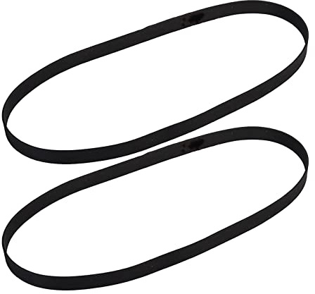 YUOIUX Correa giratoria para tocadiscos, 2 unidades, para tocadiscos, cinta de cinta de máquina, correas de goma planas de transmisión común, 627 mm x 5 mm x 0.