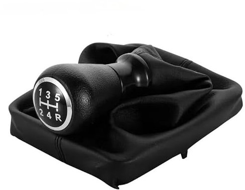 Palanca Cambios Coche Perilla Cambio Marchas De 5 Velocidades para Peugeot 206 2005-2008, Funda Protectora para Palanca Cambios, Accesorios Estilo Automático Cambio Marchas Coche