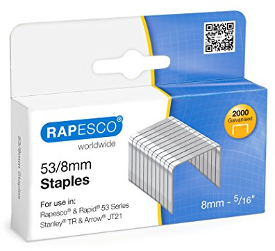 Rapesco Heftklammern 53/8 mm 10 Packungen 2000 Stück