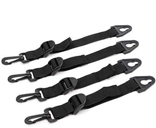 qeedo Universal-Carabiner für Burley Travoy [4 Stück]