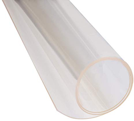 BEAUTEX Tischdecke transparent 2 mm glasklar V-Kante Rechteckig 80x140 | Tischschutz & Tischfolie nach Wunschmaß, Made in Germany, wasserdicht, lebensmittelecht, robust, pflegeleicht
