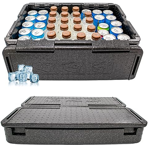 Chill Ice Collapsible Cooler Foam Chest Box - Insulated, Foldable, Portable, Lightweight, Iceless & Waterproof - X Large