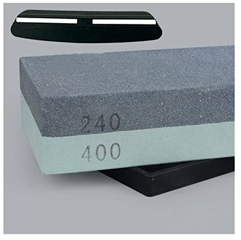 ISCBAFYX Affilacoltelli Professionale Pietra per affilare Pietre per affilare Pietra per affilare Pietra ad Acqua Cucina Grana 240 600 1000 3000 Doppia Faccia (Colore : 240 400 Set, Dimensioni : As