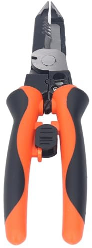 Wire Stripper, 7 in 1 Wire Cutter Wire Stripper Crimper Wire Stripping Tool Multifunctional, Cable Stripper Wiring Tools Cable Wire Crimping Tool Cutting Plier for Electrician
