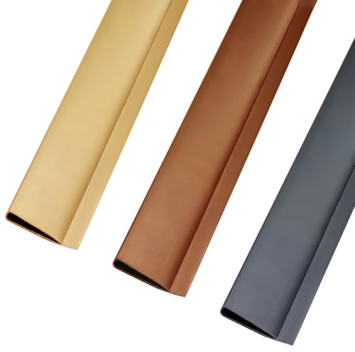 JORON PVC Zaunschiene Abdeckprofil 2pcs x 1m, Schutzzubehör für PVC Sichtschutzmatte, 1 m/Stück, 2er Set, Anthrazit