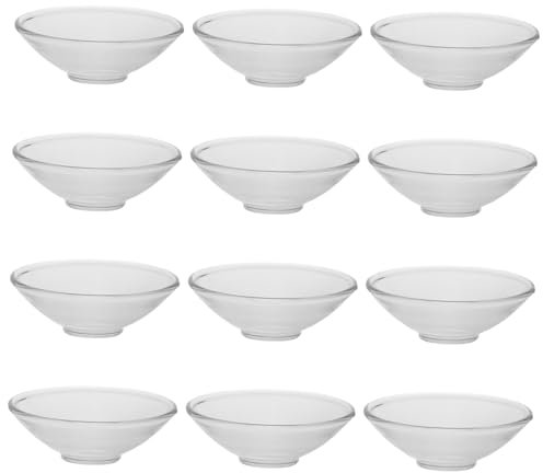 Mikikit 12pezzi Protettore Di Cera Per Candele in Vetro Scanalato Raccoglitore Di Cera Decorativo Protezione Antigoccia Per Candele Per Case Ristoranti e Hotel