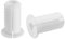 sourcing map 2Pcs Wall Grommets 3/4 Inch 19mm Silicone Anti-Slip Wall Pass Through Cable Bushing Feed Through Grommets Ethernet Cable Routing Kit, White