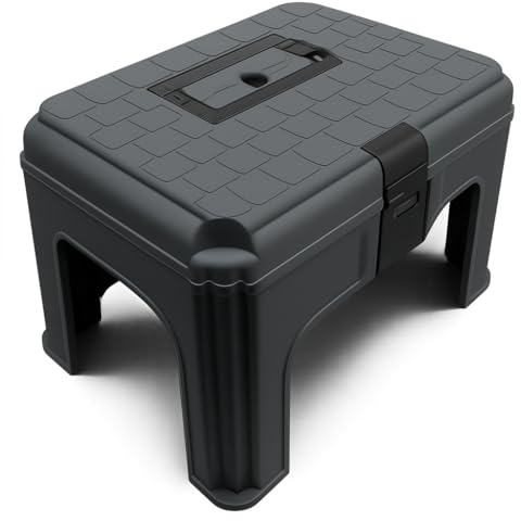 Horse Grooming Tack Box Large (Grey Step Up Equestrian Storage Case)