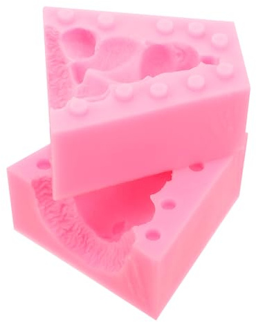 Veemoon Moule Silicone Éléphant 3d Flexible pour Savonnette et Gâteau, 2 Pièces, Nettoyage Facile, Polyvalent pour Loisirs Créatifs Soi-même
