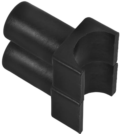 LALADEFIEE 2pcs Wheelchair Seat Rail Guide Plastic U-Shaped Clips Replacement Parts High Load Capacity for Transport Chairs Mobility Aid Accessories