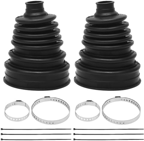 1-Teiliges Set Flexibles Silikon Achsmanschetten Werkzeuge Staubdichtes Faltenbalg Set mit Schellen Kabelbindern, CV Manschetten Reparatursatz, Universal Antriebswellen Manschette für 19–24mm Wellen