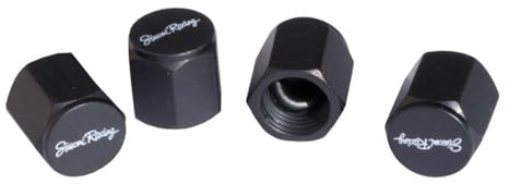 Simoni Racing Ventilkappen Arcade - Schwarz - 4 Stück