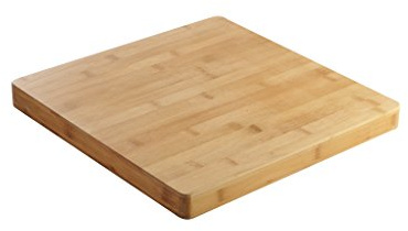 Viners Butchers Block 37 cm | Bamboo Cutting Board | Sustainable Wooden Chopping Board | Thick Durable Meat Carving Prep Board