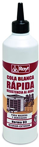 Rayt 066-81 Botellín de cola blanca D3 resistente a la humedad apta para exteriores, 750gr
