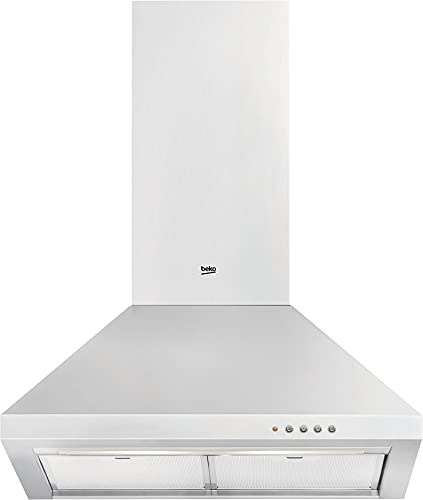 Beko cwb6441 x nH Hotte aspirante à mural 400 m³/h et acier inoxydable Hotte aspirante