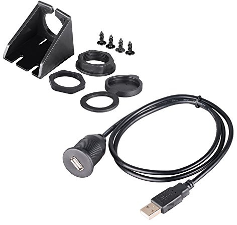 Bolongking USB-Montagekabel für Stromversorgungspanel, Verlängerungskabel, 2 m Länge