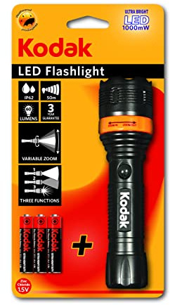 KODAK - Lampe LED Focus 157- Fonctionne avec 3 piles AAA/LR06 incluses