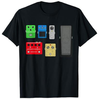 Vintage Gitarre Effektpedal Shirt T-Shirt
