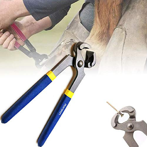 GBHJJ Tenaglia Carpentiere, Raspa per Zoccoli dei Cavalli, Strumenti Professionali per Rifinitura per Zoccoli Cavalli Forbici in Metallo per Equini Maniscalco Tronchesino per Zoccoli, Durevole