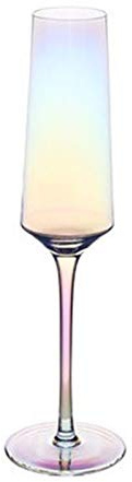 YGLONG Vinglas vind regnbåge glas gradvis förändring sju färger glas bägare färg vinglas champagneglas rödvinglas vinglas (färg: 210 ml)