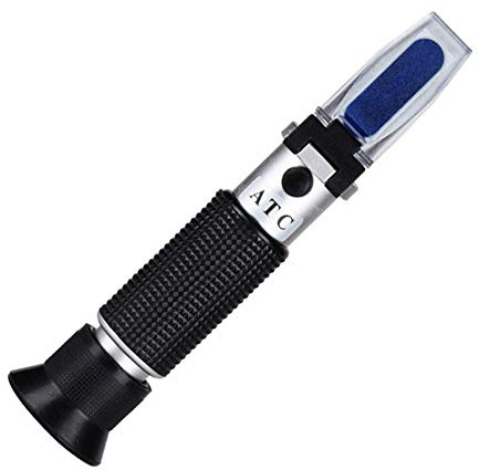 AIHG Hand Held Refractometer,Portable 0~32% Brix Meter Refractometer for Food Fruit Beverages Beer Wine Sugar Content Test