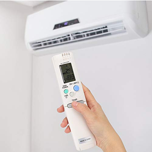 Sanyo Telecomando per Condizionatore D'aria, ABS Durevole Bianco Accessorio di Controllo del Condizionatore D'aria per Sanyo RCS-4MVPS4EX Senza Batteria Emote Controller Remoto