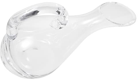 Glass Wine Carafe Glass Wine Decanters with Handle Clear Decanter Aerators Bottle Pitcher Pourer (Transparent) Decanter Aerator