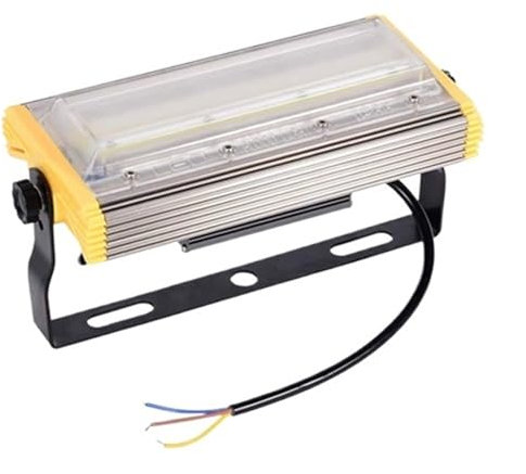 JOCCOS 50W 100W 150W LED Outdoor COB Floodlight Flood Light Projector Reflector Lamp Waterproof Spotlight Construction Lamp Lighting (Color : Warm White (2700-3500K), Size : 50W)