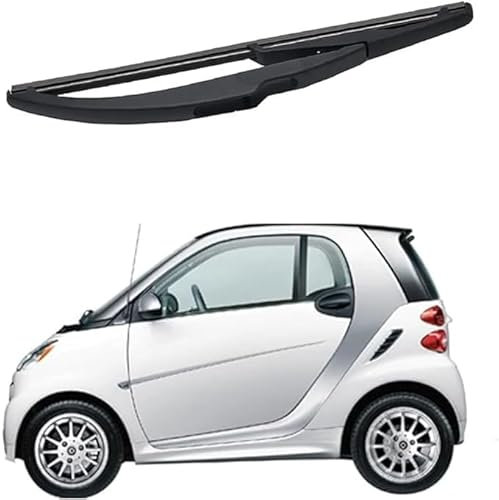 Auto Heckscheibenwischer für Mercedes-Benz Smart Fortwo Coupé 451 2007-2014, Scheibenwischer Hochwertige Wischergummi Wiper Zubehör